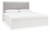 Ashley Raechalla White King Upholstered Panel Bed