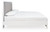 Ashley Raechalla White King Upholstered Panel Bed