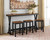 Ashley Wildenauer Brown Black Counter Height Dining Table and 3 Barstools Set (Set of 4)