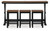 Ashley Wildenauer Brown Black Counter Height Dining Table and 3 Barstools Set (Set of 4)