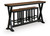 Ashley Wildenauer Brown Black Counter Height Dining Table and 3 Barstools Set (Set of 4)
