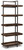 Ashley Starmore Brown Gunmetal 3-Piece Wall Unit with Electric Fireplace