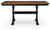Ashley Wildenauer Brown Black Counter Height Butterfly Extension Table