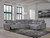 Ashley Modmax II Stone 6-Piece Power Reclining Sectional with Chaise and Console 65907/31/46/57/58/77/97