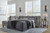 Ashley Marleton Denim 2-Piece Sleeper Sectional with Chaise 55303/17/10