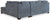 Ashley Marleton Denim 2-Piece Sleeper Sectional with Chaise 55303/17/10