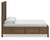Ashley Cabalynn Light Brown Queen Panel Bed with Storage