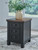 Ashley Wildenauer Brown Black Chairside End Table