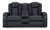 Ashley Fyne-Dyme Shadow Power Reclining Loveseat with Console