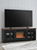 Ashley Wildenauer Brown Black 76" TV Stand with Electric Fireplace W100/02/W664/68