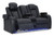 Ashley Fyne-Dyme Sapphire Power Reclining Loveseat with Console