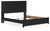 Ashley Maribel Black King Panel Bed