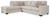 Ashley Aviemore Ink 2-Piece Sectional with Chaise