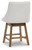 Ashley Cabalynn Two-tone Brown Counter Height Barstool (Set of 2)