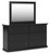 Ashley Maribel Black Dresser and Mirror