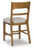 Ashley Cabalynn Oatmeal Light Brown Counter Height Barstool (Set of 2) D974-324