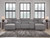Ashley Modmax II Salt and Pepper 5-Piece Power Reclining Sectional with Chaise and Consoles