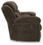Ashley Frohn Graphite Reclining Loveseat with Console