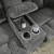 Ashley Frohn Graphite Reclining Loveseat with Console