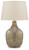 Ashley Mari Gray Gold Finish Table Lamp