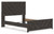 Ashley Prendonea Charcoal Queen Panel Bed