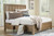 Ashley Cabalynn Light Brown California King Panel Bed with Storage