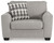 Ashley Avenal Park Flannel Oversized Chair