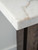 Ashley Burkhaus White Dark Brown Sofa Table