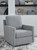 Ashley Freybourne Next-Gen Nuvella Pewter Swivel Accent Chair