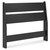Ashley Socalle Black Twin Panel Headboard