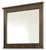 Ashley Juararo Dark Brown Dresser and Mirror