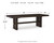 Ashley Burkhaus Dark Brown Dining Extension Table