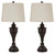 Ashley Darlita Bronze Finish Table Lamp (Set of 2)