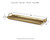 Ashley Posy Gold Finish Tray