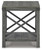 Ashley Freedan Grayish Brown End Table