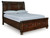 Ashley Porter Rustic Brown Queen Sleigh Storage Bed
