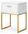 Ashley Socalle Black Nightstand