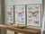 Ashley Jossletts Orange Black Ivory Wall Art (Set of 3)
