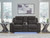 Benchcraft Brysonview Charcoal Reclining Loveseat with Console