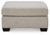 Ashley Mahoney Chocolate Oversized Accent Ottoman