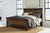 Ashley Porter Rustic Brown King Panel Bed