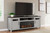 Ashley Darborn Gray Brown 88" TV Stand with Electric Fireplace