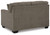 Ashley Mahoney Chocolate Loveseat
