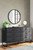 Ashley Socalle Black Dresser