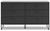 Ashley Socalle Black Dresser