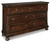 Ashley Porter Rustic Brown Dresser