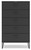 Ashley Socalle Black Chest of Drawers