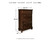 Ashley Porter Rustic Brown Chest of Drawers