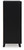Ashley Danziar Black Wide Chest of Drawers