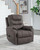 Ashley Snowfield Gunmetal Power Lift Recliner
